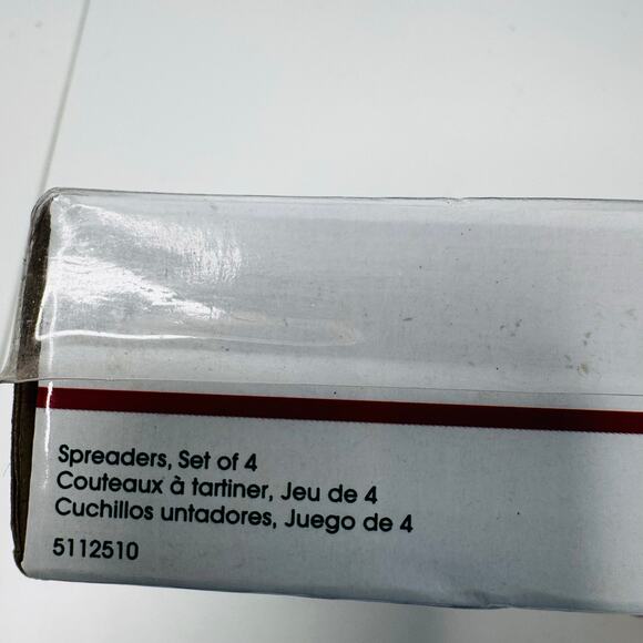 Pfaltzgraff Winterberry Set of 4 Christmas Spreaders Ceramic  NEW - Picture 4 of 5